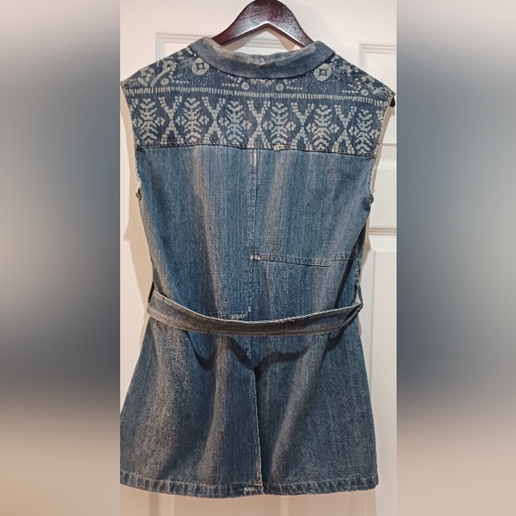 SEA NEW YORK  Denim Indigo vest, size L - Picture 6 of 7
